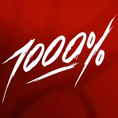 1000%
